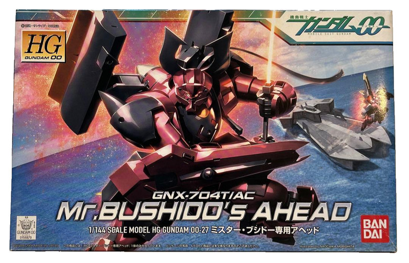 HG 1/144 GNX-704T/AC Mr. Bushido's Ahead Gundam 00-27 Bandai Model Kit Gunpla