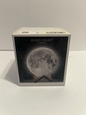 New Moon Light  Led Table Lamp , Adj Brightness, Touch Control, Usb Charging
