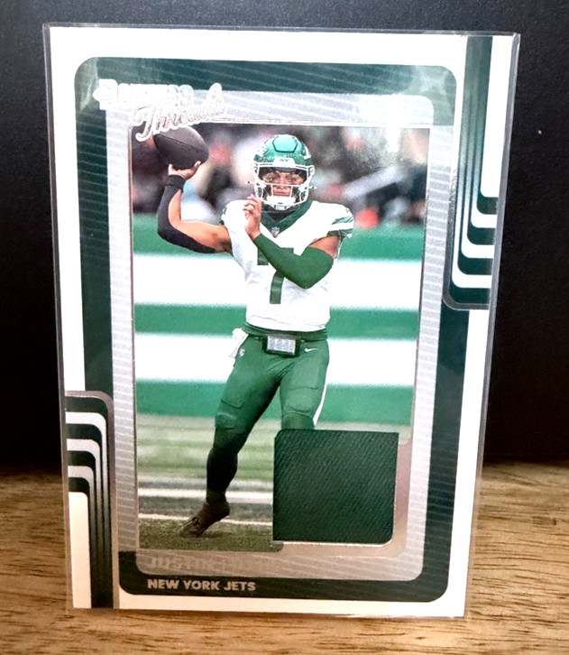 2025 Panini Donruss - Donruss Threads Justin Fields #DTH-JFS MEM NY Jets