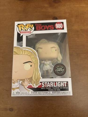 Funko Pop! Television: The Boys Starlight #980 Vinyl Figure Glow Chase Exclusive