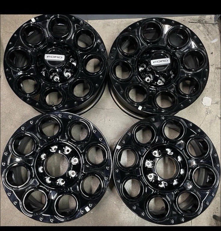 1 20" Ford F-250 F-350 OEM Black TREMOR wheels rims 10299 10484 2023 2024 2025