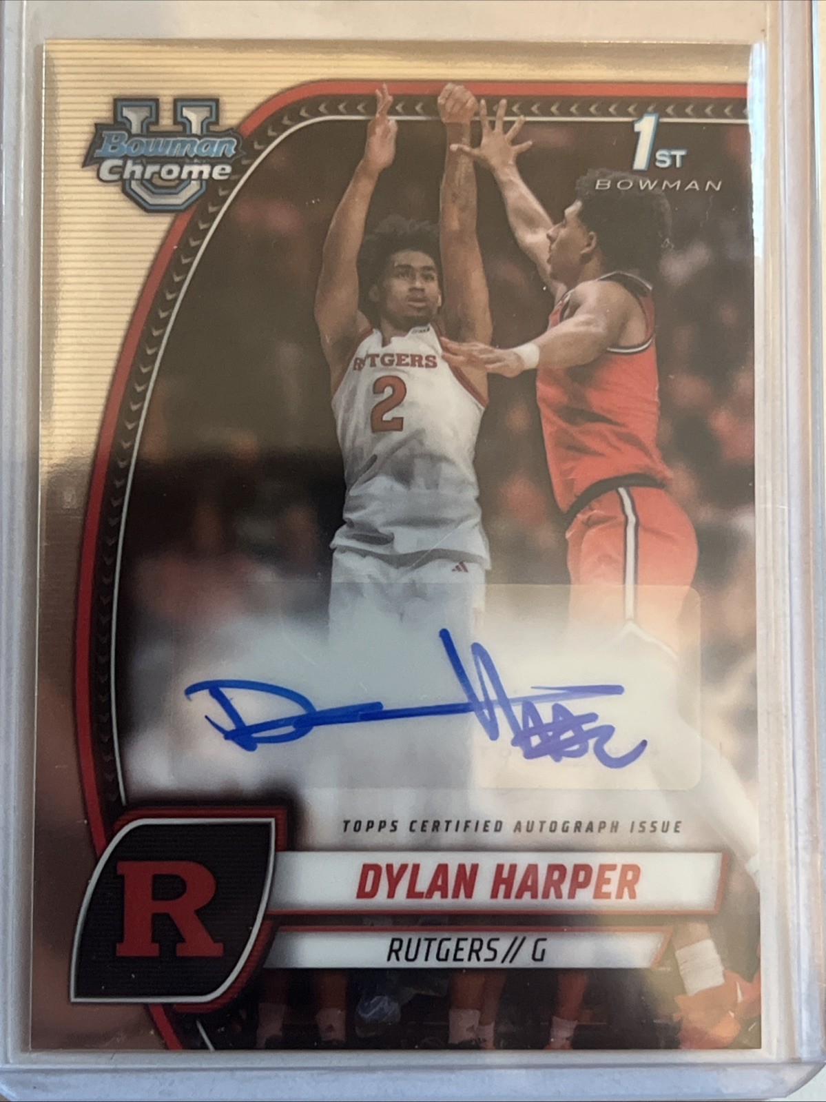 2024-25 Bowman U Chrome Basketball Dylan Harper 1st Bowman Autograph Auto #22