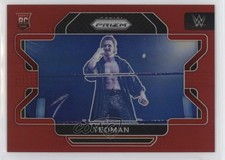 2022 Panini Prizm WWE Red Prizm 273/299 Teoman #42 ob9