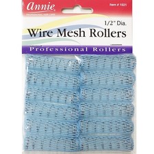 Annie Wire Mesh Rollers   X-Small 1/2 Inch Hair Curlers for Tight Curls  Rin...