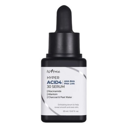 ISNTREE Hyper Acid4 AHA BHA PAH LHA 30 Serum 20ml  K-beauty