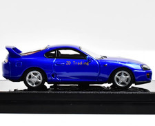 ZD LCD 1:64 Blue Supra A80 Coupe Sports Model Diecast Metal Car BN