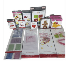 Sizzix Die Cutter, Textures Embosslites Lot - Hello Kitty, Lady Bugs, Hearts
