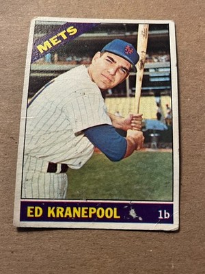 1966 TOPPS - ED KRANEPOOL METS #212 -  SET FILLER