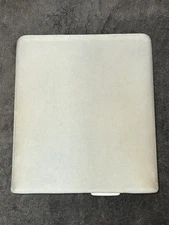 11-14 Ford F-150 Center Console Lid Gray Jump Seat Arm Rest Cloth OEM