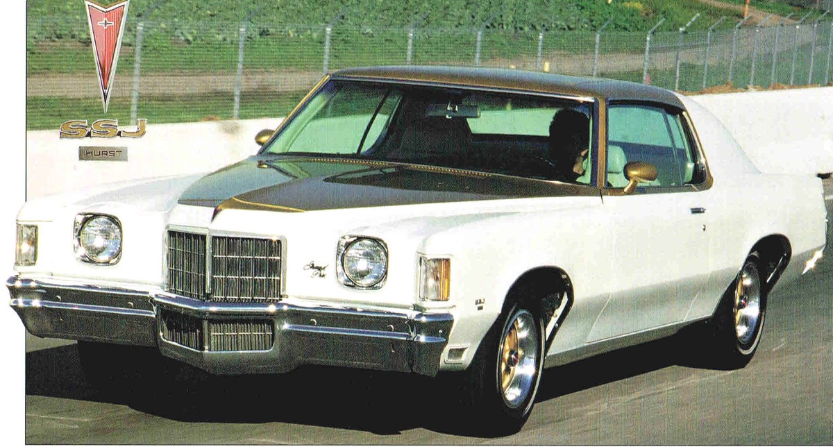 1972 Pontiac Grand Prix Hurst SSJ Spec Sheet Brochure