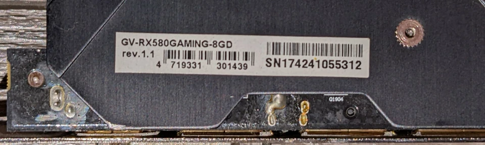 Gigabyte AMD RX580 Gaming 8G | Clean - Image 4 of 4