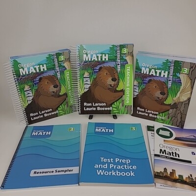 Oregon Math Grade 3 2022 Teacher's Edition with Student Workbooks