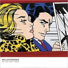 In the Car, 1963 by Roy Lichtenstein - 27 X 27" - Fine Art Poster.