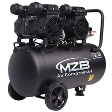 13.2Gallon Air Compressor Portable Hand Carry 1.5HP Oil Free Ultra Quiet14.83CFM