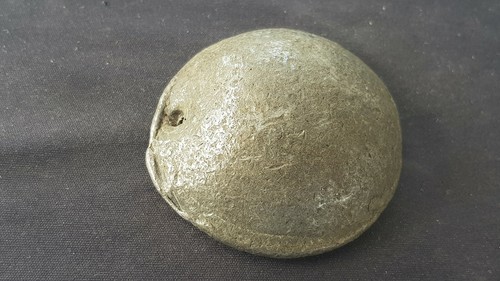 Unique Roman lead gladius pommel temporary repair A must read description. L109u