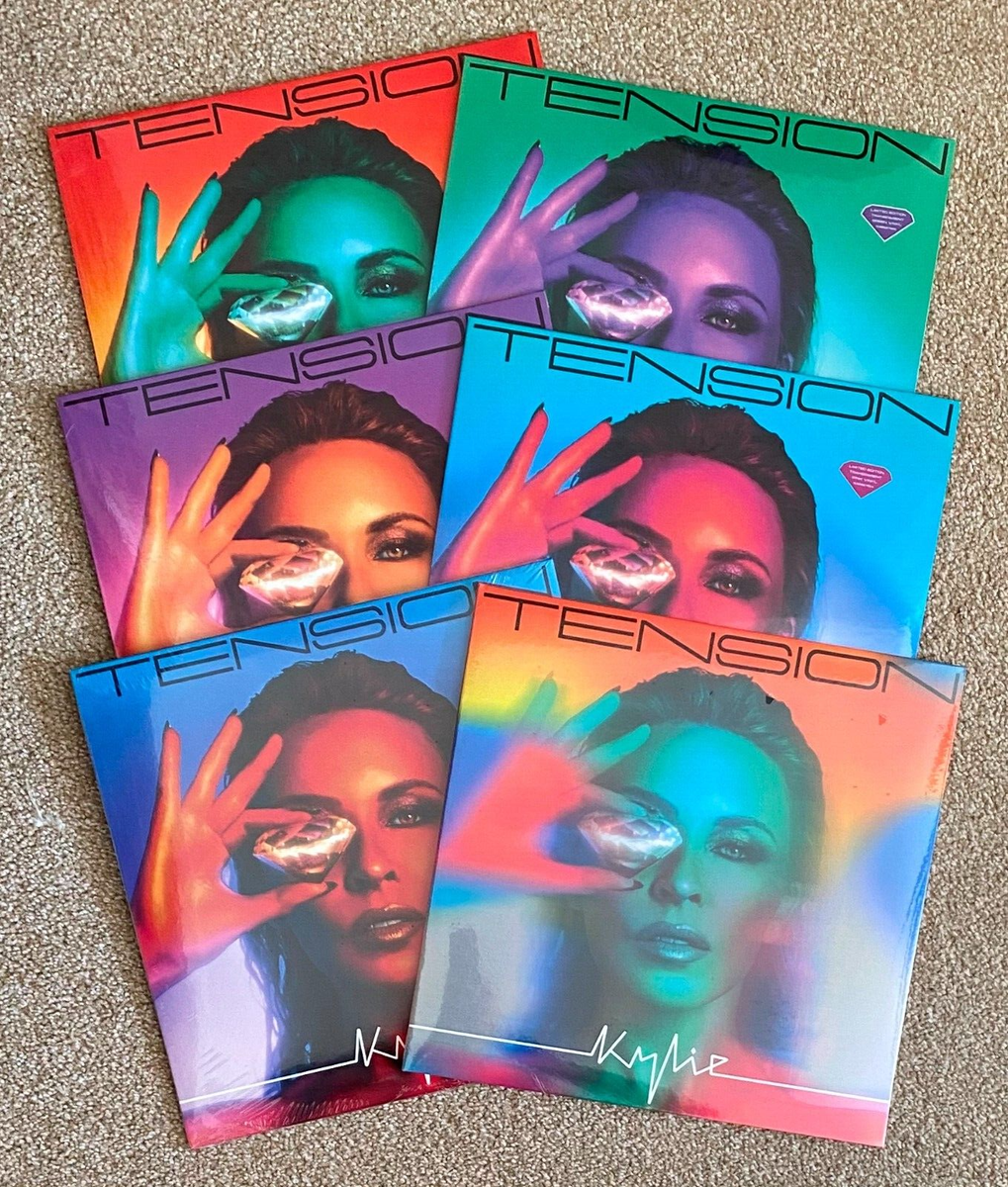 KYLIE MINOGUE * TENSION * 6 x COLOUR VARIENT VINYL BUNDLE
