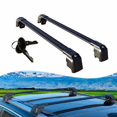 Roof Bars Rack for Fiat Panda (319) 2012-2022 Lockable Rail