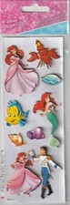 Licensed Disney ARIEL LITTLE MERMAID 3-D Stickers 74716 FAST FREE shipping