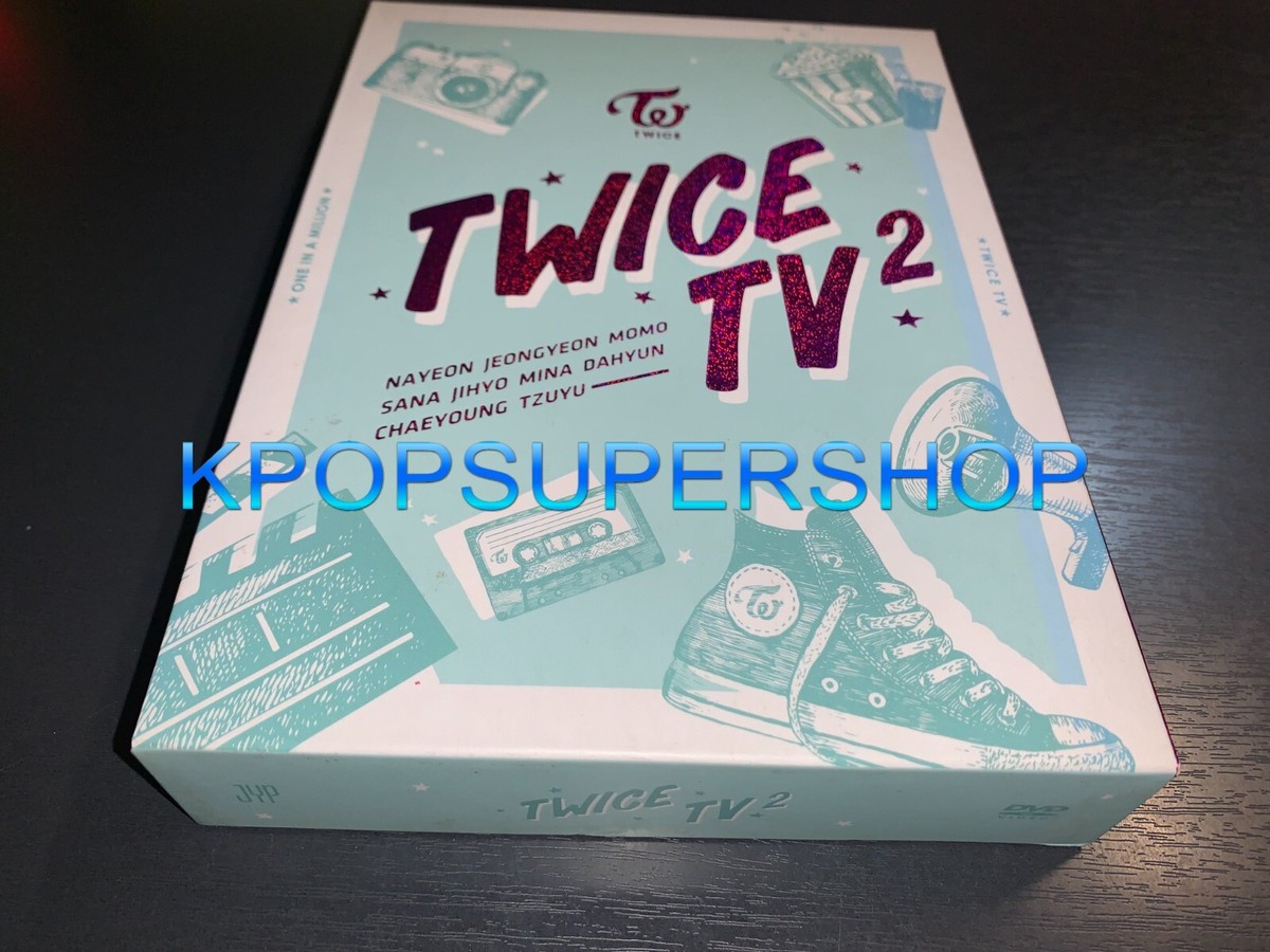 TWICE TV2 3 DVD Postcards 76 Page Photobook Rare Great Nayeon