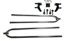 1928-31 Ford Model A 1932 33 34 Front Axle 27 Hairpin Radius Rods Steel Chrome