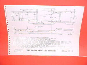 1970 AMC REBEL SST MACHINE AMBASSADOR DPL BROUGHAM SEDAN ... 1968 amc rebel wiring diagram 