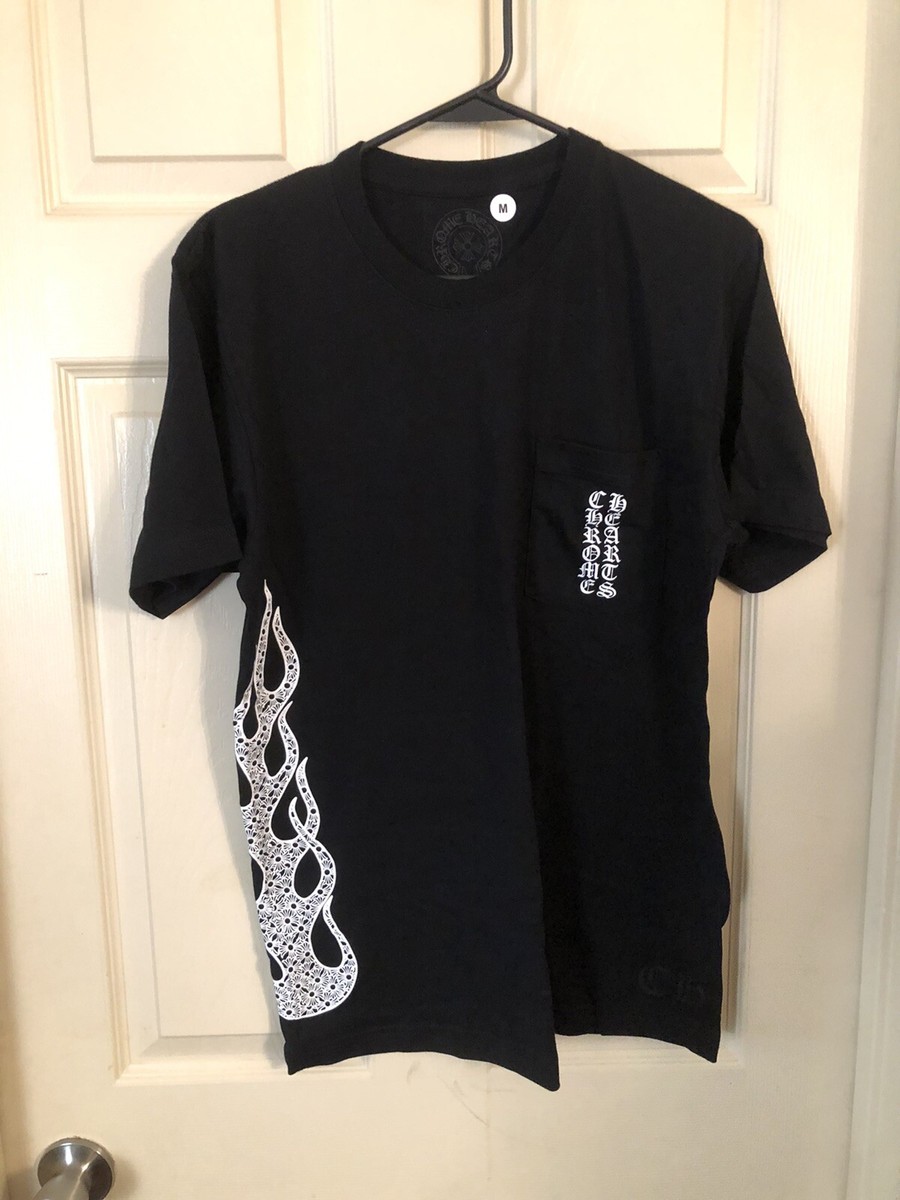 Chrome Hearts Flame Pocket Tee Shirt MEDIUM | eBay