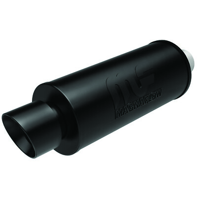 Magnaflow 14870 Performance Muffler 2.25'' Center/Center 6x6x14 Round Black + Tip
