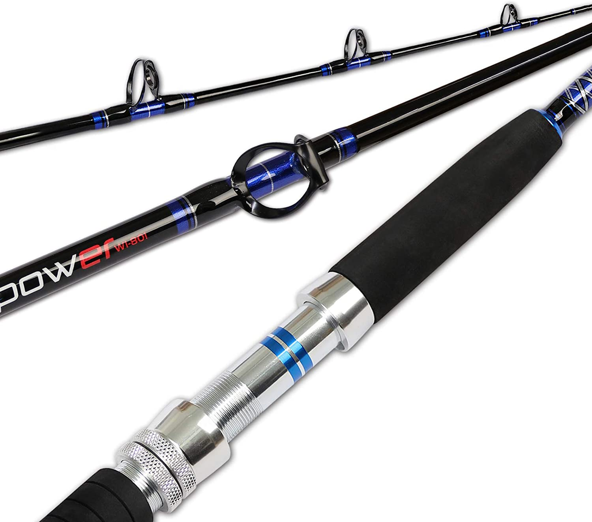 data fishing pole 1Pc 2Pc Saltwater Offshore Trolling Rod Big Game Conventional Boat Fishing  Pole