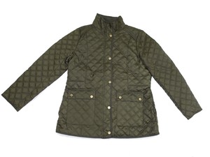 quilted army green jacket