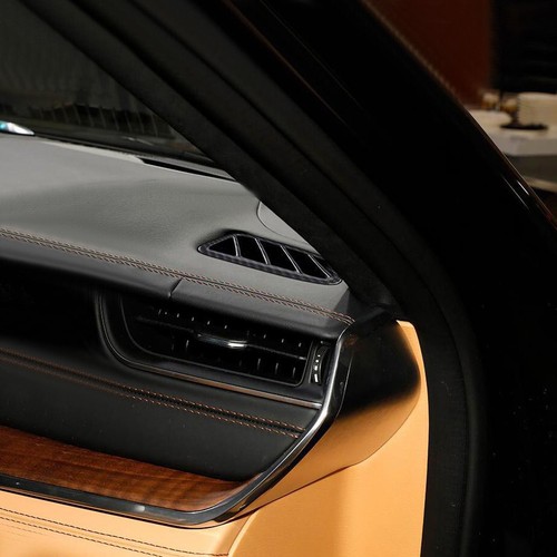 For 2022-2024 Jeep Grand Cherokee Carbon Fiber Side Air Vent Outlet Cover Trim2* - Picture 3 of 17