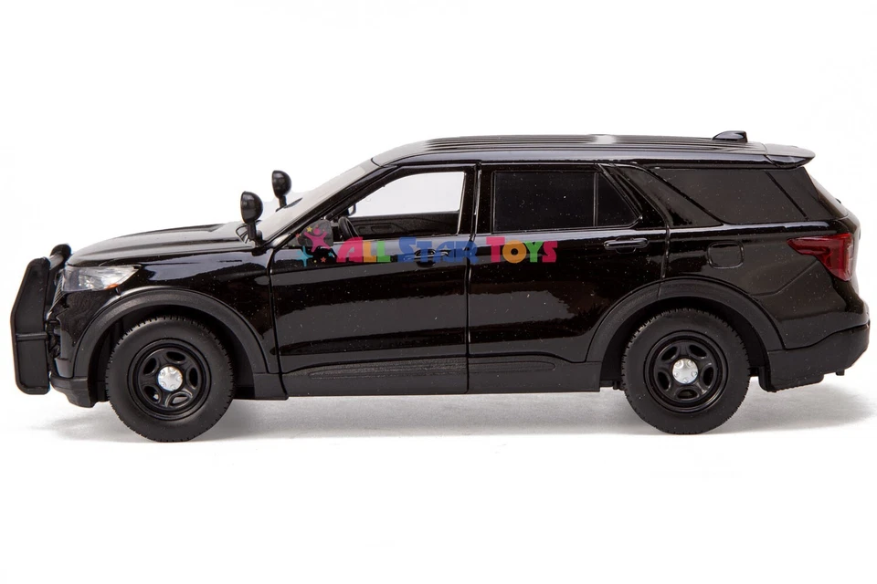 Ford Explorer Police 2022 diecast 1:24 Motormax techo elegante sin marca negro 76990 Foto 4 de 4