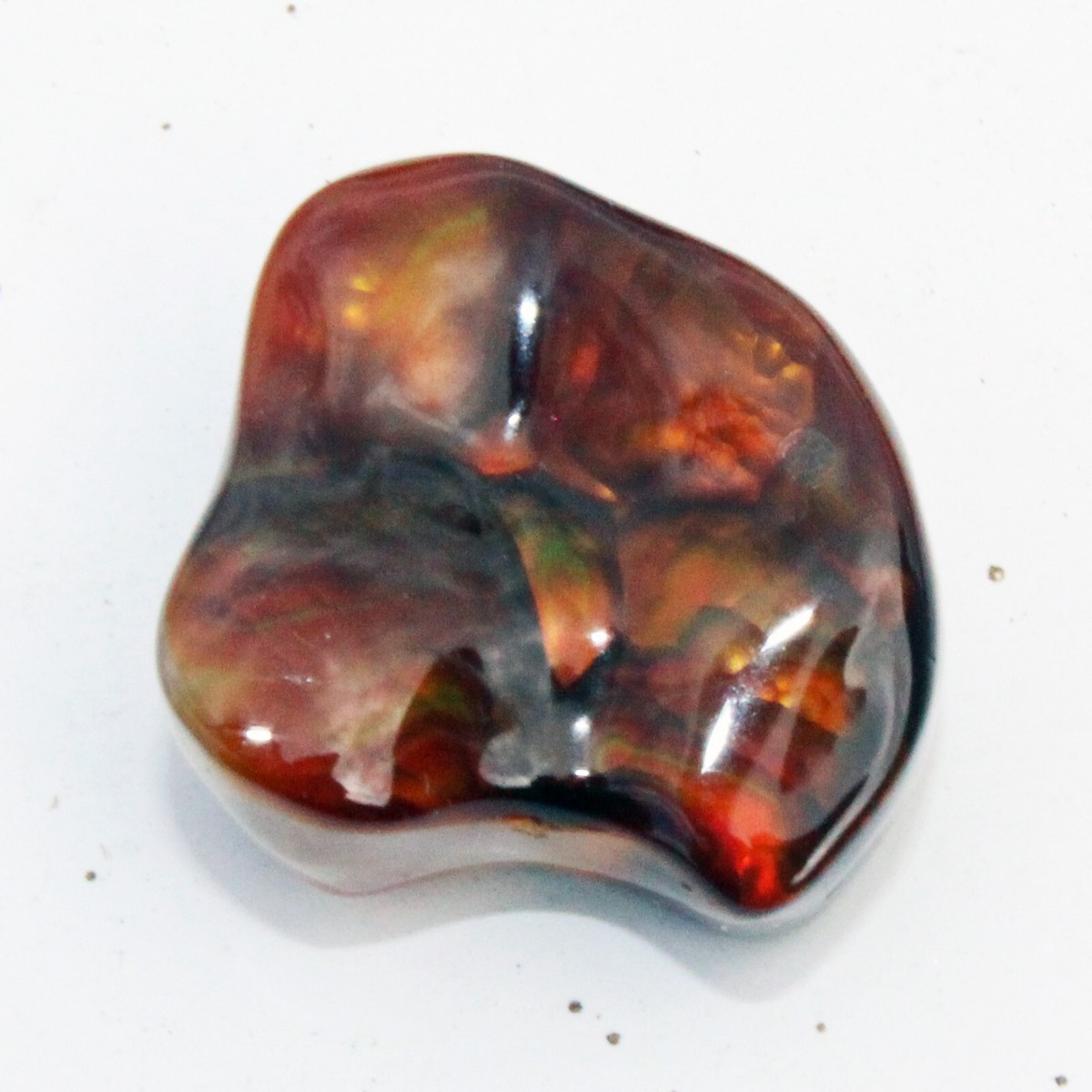 Fire Agate Gem AAA Quality from Slaughter Mountain 13.9 ct. | eBay