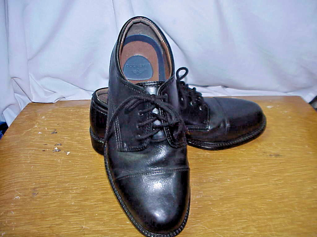 Dockers Oxford Shoes Mens 10M Black Leather Lace Up Uniform Work Dress Lug Sole Amazon.com | Dockers, Men main image 2