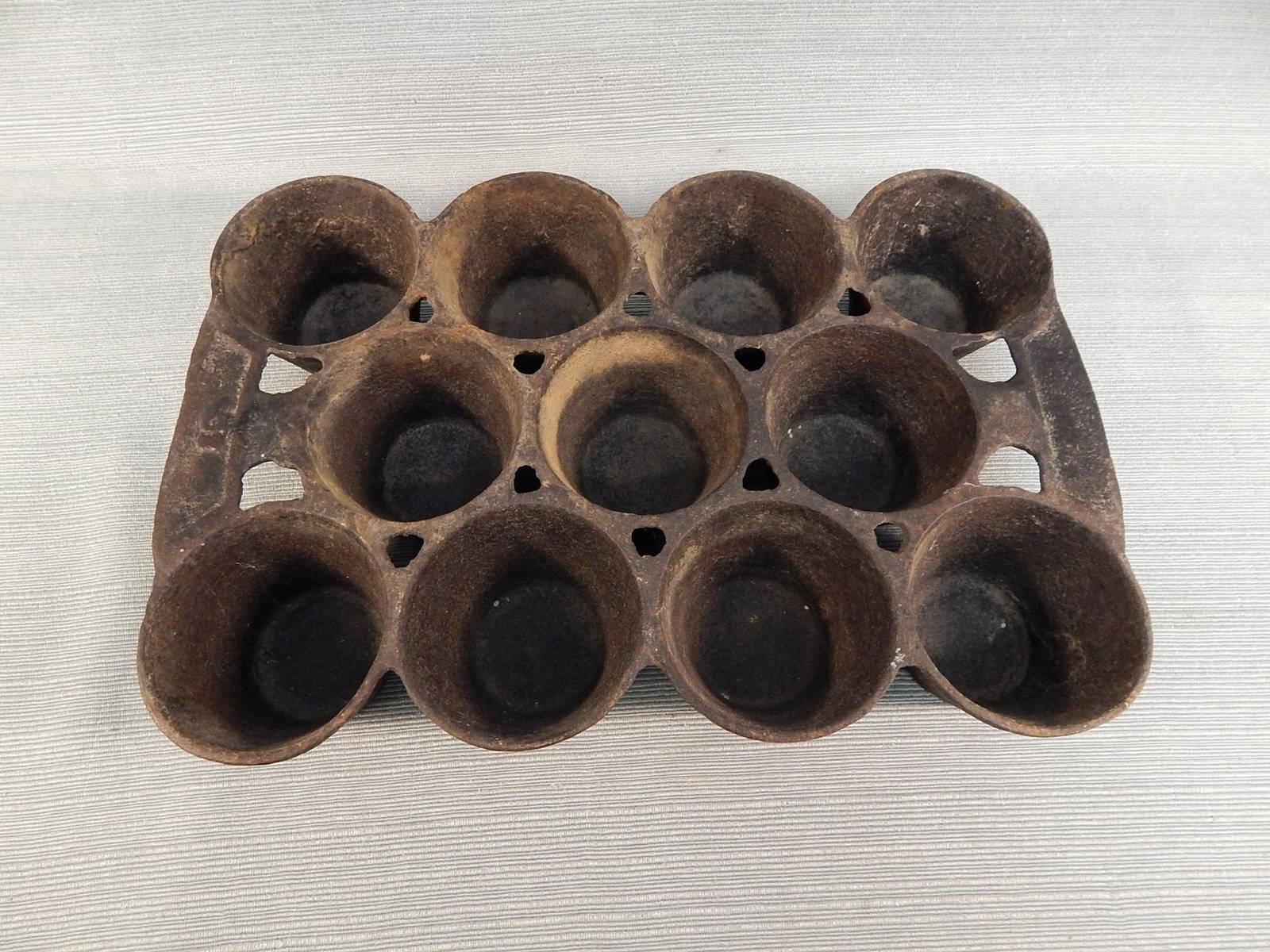 Vintage Cast Iron Popover Pan 10 eBay