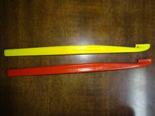 Tupperware Citrus Peeler - Orange Grapefruit Vintage Retro Yellow & Red Set of 2