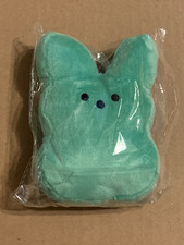 BUNNY SMALL GREEN PLUSH SUPER SOFT 5.5" X4"