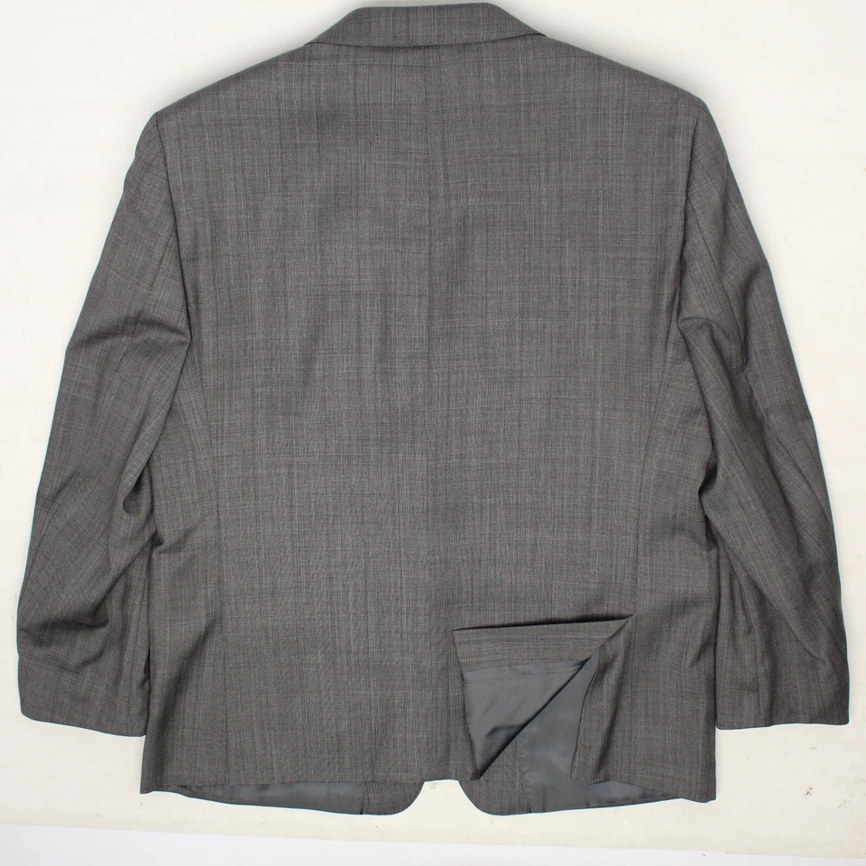 Calvin Klein Para Hombres 3 Piezas Traje 44S 38x27 Gris Glen Chaqueta de Lana a Cuadros Chaleco Pantalones Foto 2 de 4