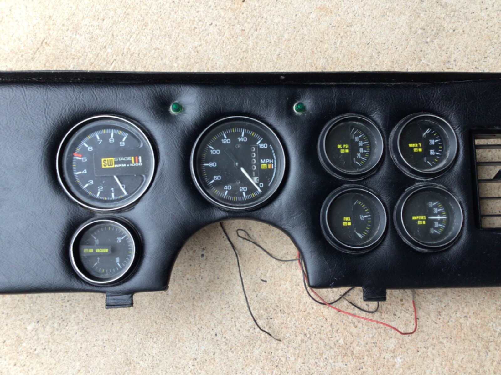 NOS NEW 1981 FORD M81 M-81 MCLAREN MUSTANG GAUGE CLUSTER & BEZEL ASSEMBLY
