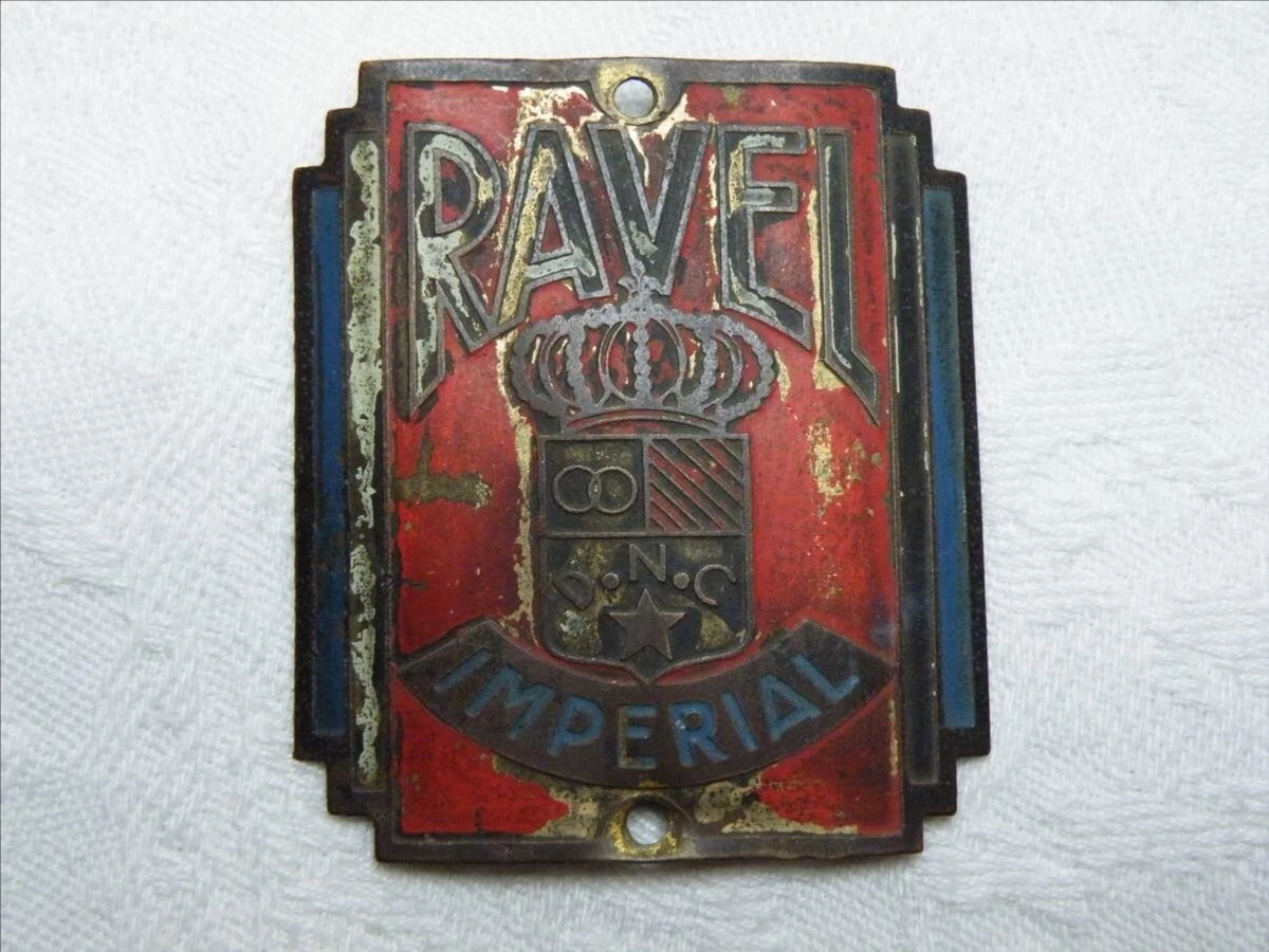 Plaque émaillée Peugeot Cyrus Ancienne - Vélo / Moto - Collection Laiton