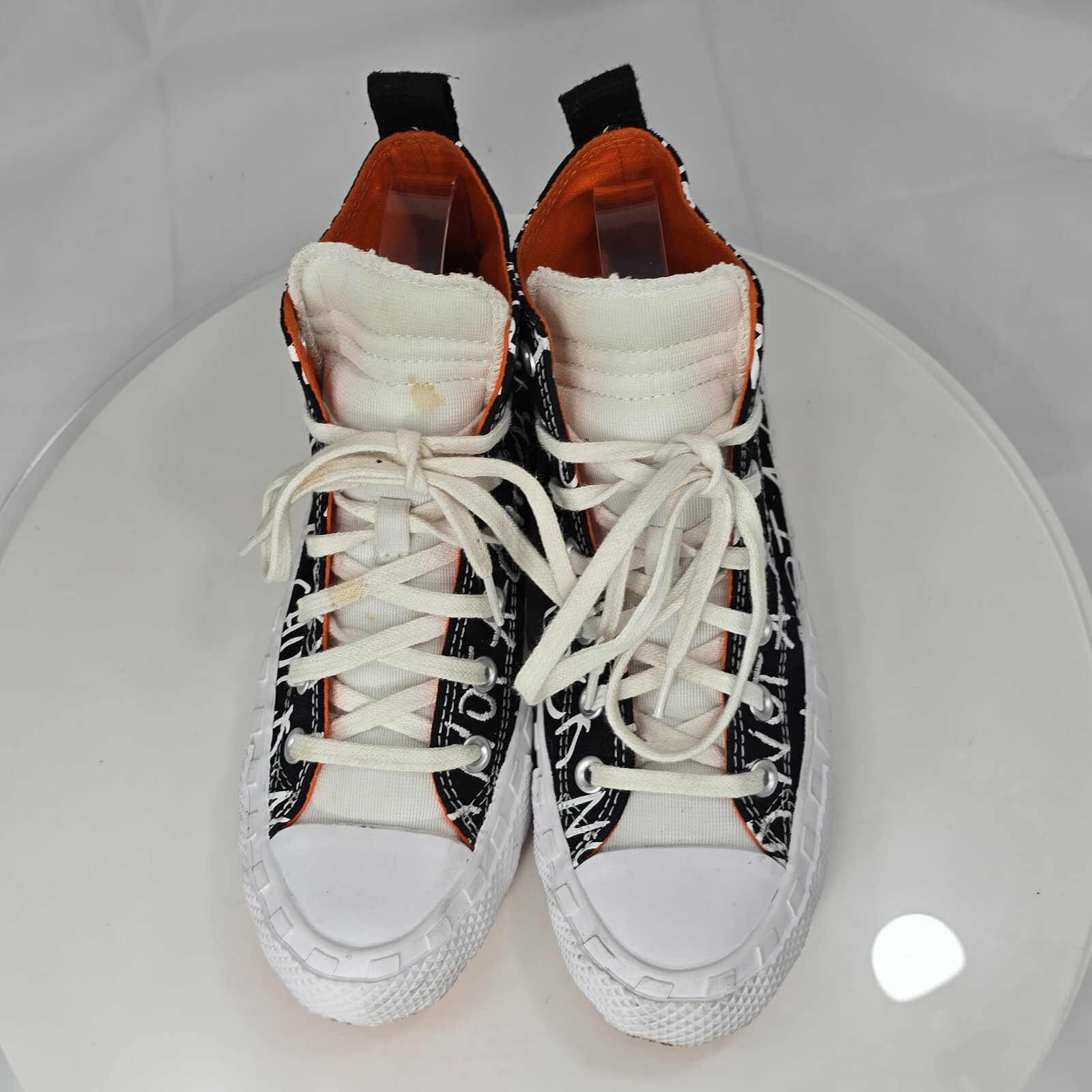 Converse All Star Not a Chuck Unt1t3ld Black Kid Shoes 266514C Size 5/ Women 7 thumbnail 4