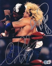 Diamond Dallas Page DDP Dennis Rodman Signed 8x10 Photo BAS COA WCW 1998 NWO WWE