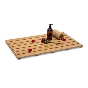 Extra Large Bamboo Shower Mat Bath Mat for Bathtub Spa ...