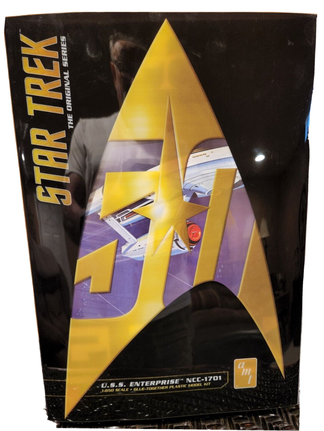 AMT Star Trek Classic U.S.S. Enterprise 50th Anniversary Ed 1:65 Scale ...