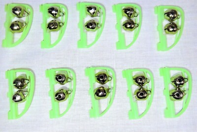 FLUO Doppel Angelglöckchen Aalglocke Knicklicht Bißanzeiger