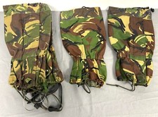 x3 Pairs of DPM Camouflage Leg Gaiters Job Lot