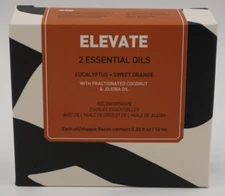 WAY OF WILL ELEVATE Essential Oils Set Of 2 Eucalyptus and Sweet Orange NEW