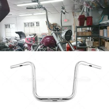 Chrome 14" Ape Hanger Bar Handlebar For Harley Softail w/1.25" Clamp