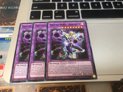 Yugioh Destiny Hero Dystopia X3 Lehd 1st Ed Nm Common Ebay