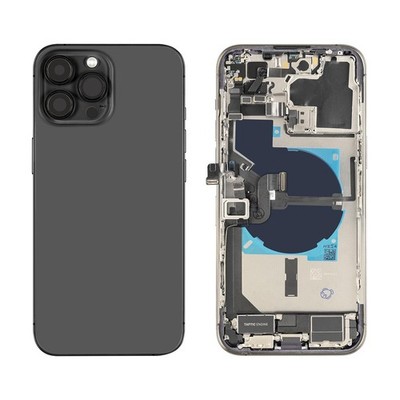 iPhone 14 Pro Max Gehäuse mit Backcover Schwarz Versand aus Deutschland