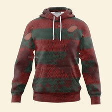 Freddy Krueger Cosplay Costume Hoodie QT204289Hf